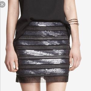 Sequin Skirt EXPRESS